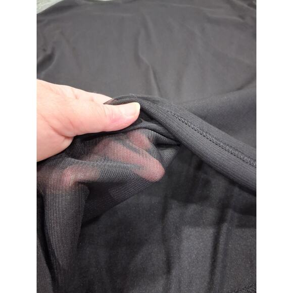 Pretty Guide Womens Size Small Black Sequin Short Sleeve Blouse Top Lined NWT - Picture 6 of 10